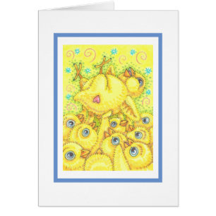 ROCKER CHICK, SPRING MOSH PIT NOTE GREETING CARD