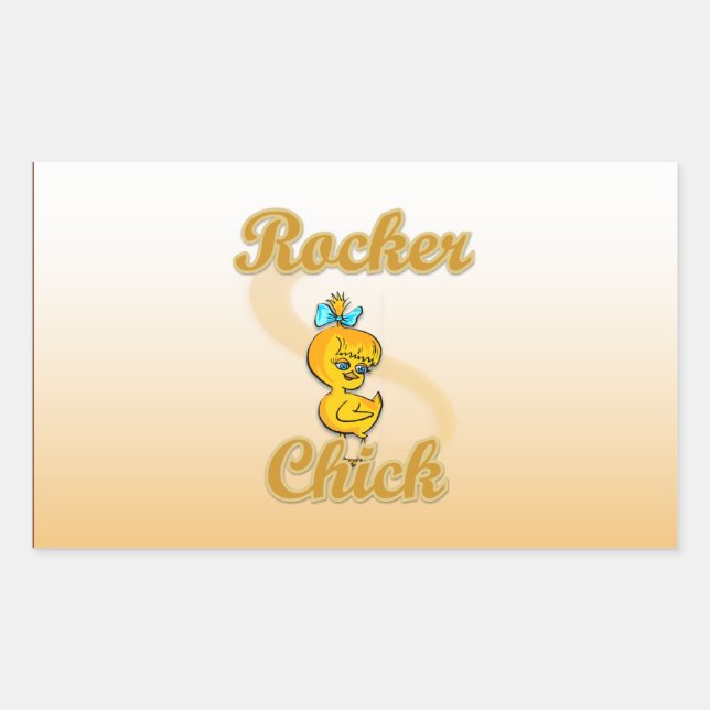 Rocker Chick Sticker (Front)