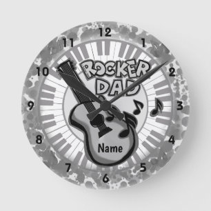 Rocker Dad clock
