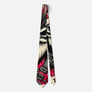 Rocker father xmas  tie