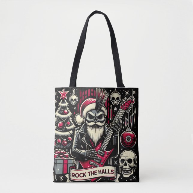 Rocker father xmas  tote bag (Front)