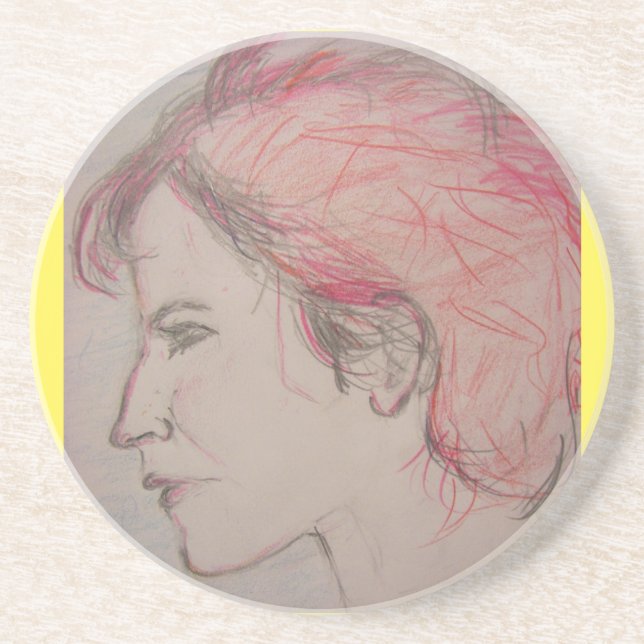 Rocker Girl Coaster (Front)