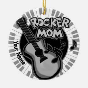 Rocker Mom  ornament