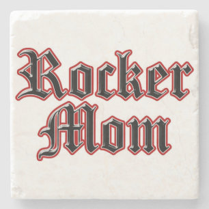 Rocker Mom Stone Coaster