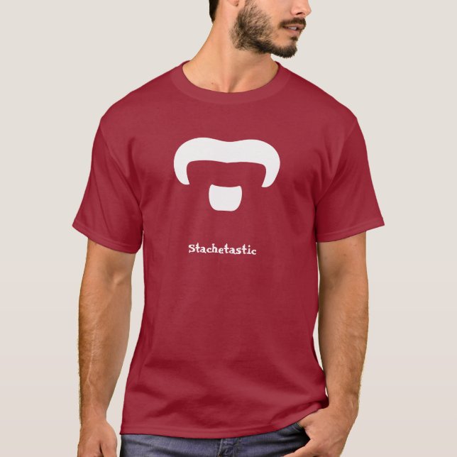 Rocker Moustache T-Shirt (Front)