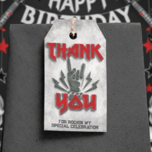 Rocker - Rock Themed Favour Tag