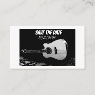 ROCKER SAVE THE DATE ENCLOSURE CARD