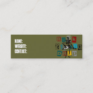 Rocker Skeletion Profile/Business Cards