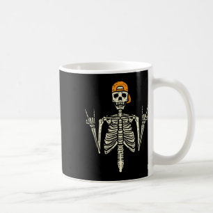 Rocker Skeleton Cap Skater Cool Halloween Punk Roc Coffee Mug