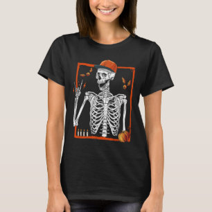 Rocker Skeleton Hand Rock On Costume Fun Halloween T-Shirt