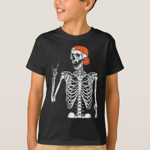Rocker Skeleton Hand Rock On Costume Fun Halloween T-Shirt