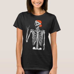 Rocker Skeleton Hand Rock On Costume Halloween T-Shirt