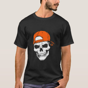 Rocker Skeleton Skull Cap Halloween Costume Men Bo T-Shirt