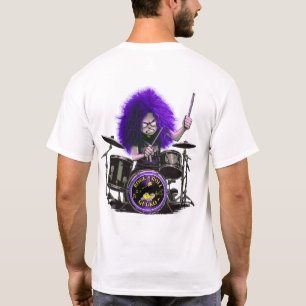 Rocker t shirt drummer