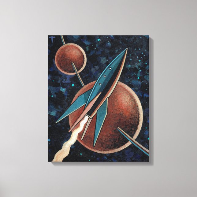 Rocket #123 canvas print (Front)
