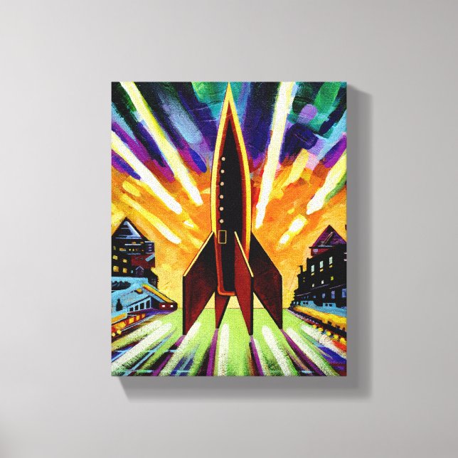 Rocket #25 canvas print (Front)