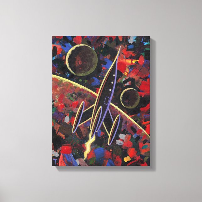 Rocket #55 canvas print (Front)