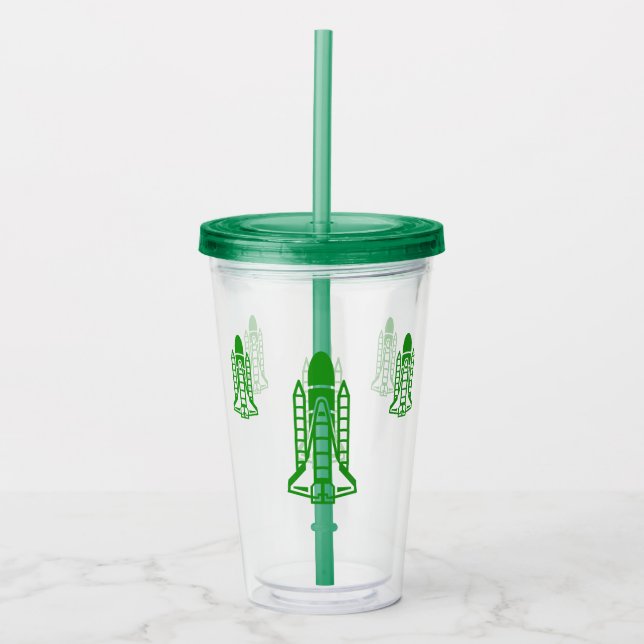 Rocket Acrylic Tumbler (Front)