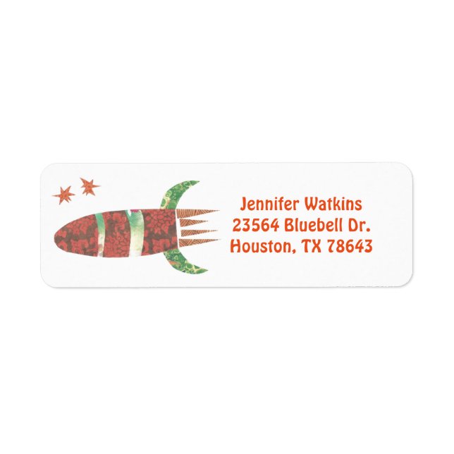 Rocket Address Labels (Front)