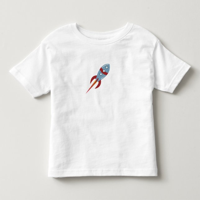 rocket boy toddler t-shirt (Front)