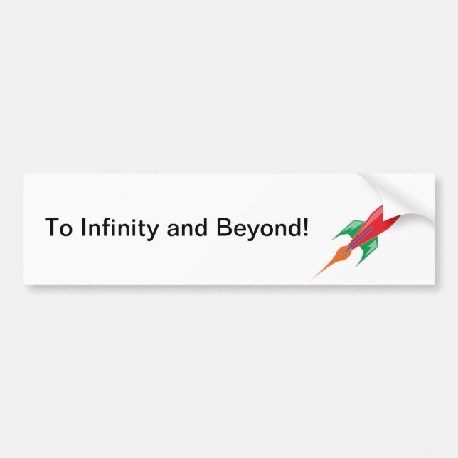 Rocket Bumper Sticker (Front)
