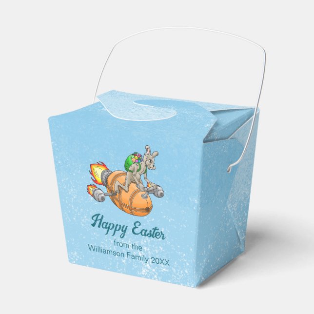 Rocket Bunny Favor Box (Front Side)