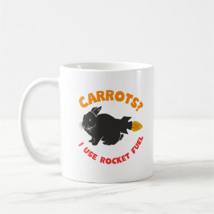 Rocket Bunny. Sarcastic rabbit. Mean rabbit Coffee Mug
