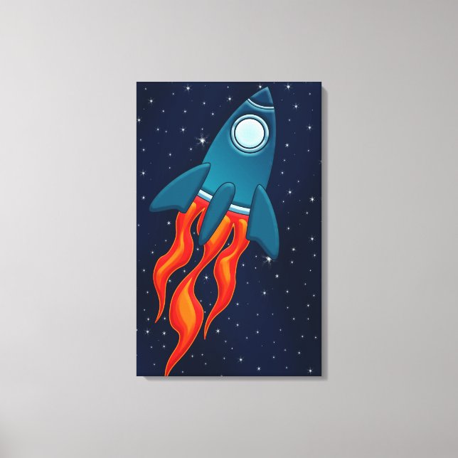 Rocket Canvas Print (Front)