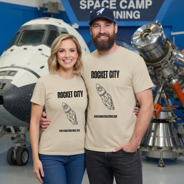Rocket City Simple T-Shirt (Creator Uploaded)