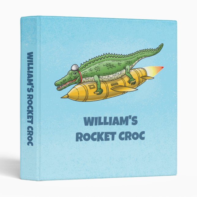 Rocket Croc Binder (Front/Spine)
