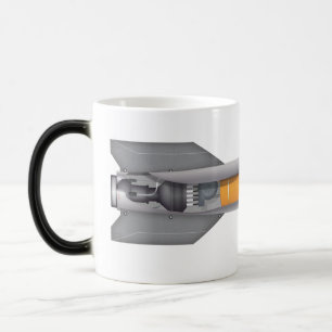 Rocket Diagram Magic Mug