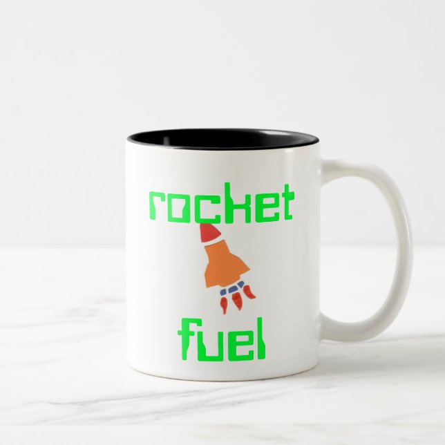 Rocket fuel Father's Day mug (Right)