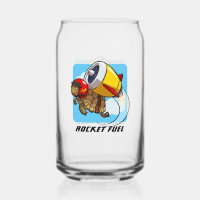 Rocket Fuel Funny Flying Jet Tortoise Cartoon