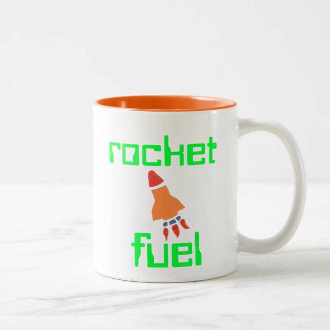 Rocket Fuel Mother's Day Gift Two-Tone Coffee Mug (Right)