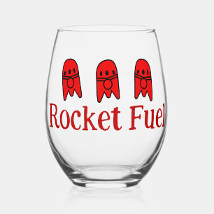 Rocket Fuel Stemless Wine Glass