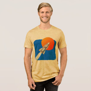 Rocket Graphic T-Shirt  Tri-Blend Shirt