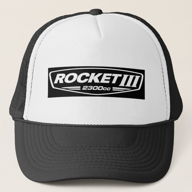 Rocket III Trucker Hat (Front)