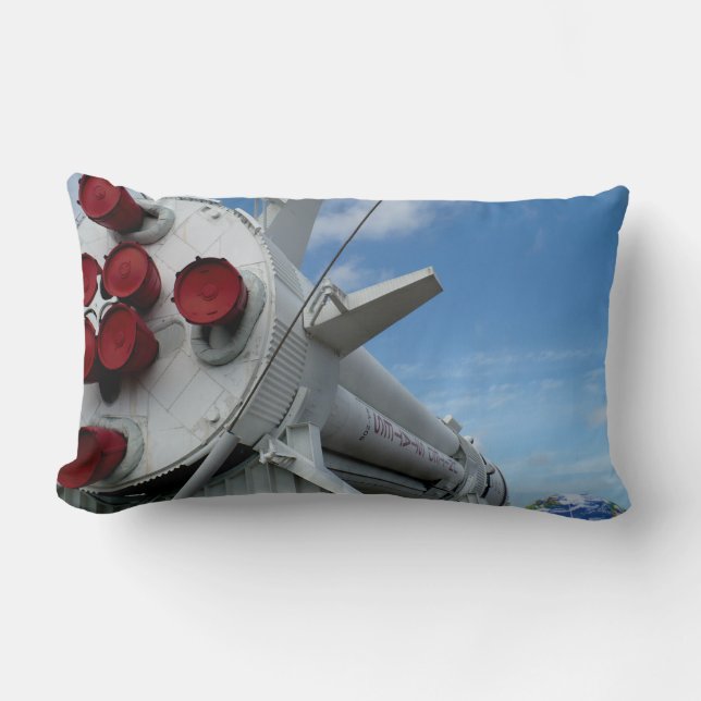 Rocket, Kennedy Space Centre, Florida Lumbar Pillow (Front)