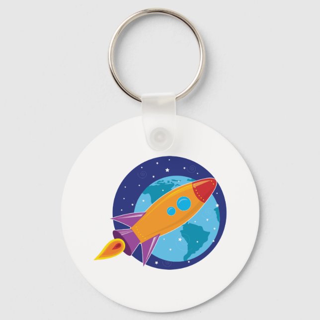Rocket Keychain (Front)