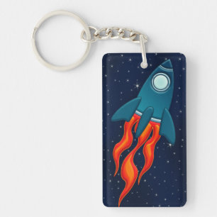 Rocket keychain