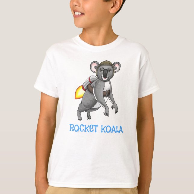 Rocket Koala T-Shirt (Front)