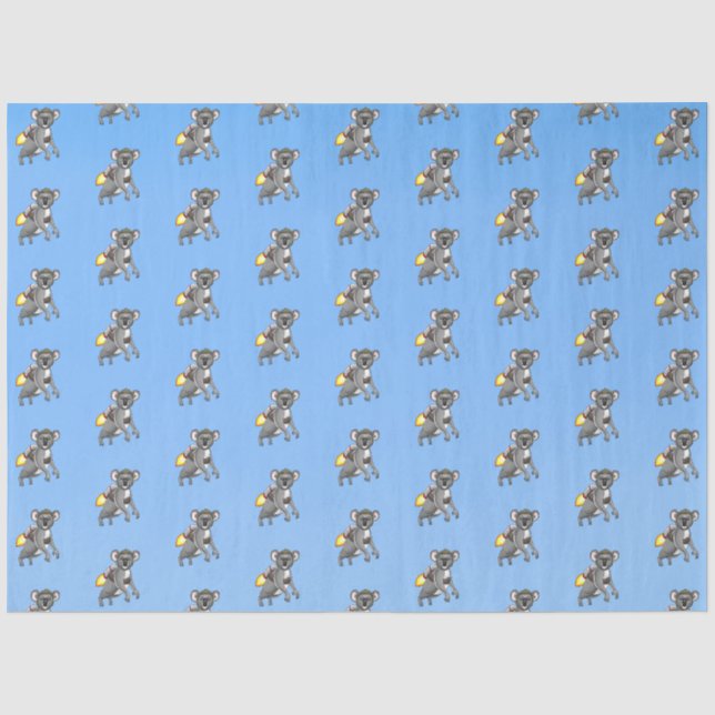 Rocket Koala Tissue Paper (Front)