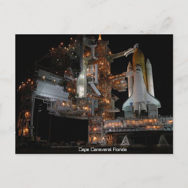 Rocket Launchpad Florida USA Postcard (Front)