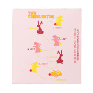 Rocket Mah Jong Charleston Notebook Notepad