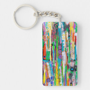 Rocket Man Acrylic Keychain