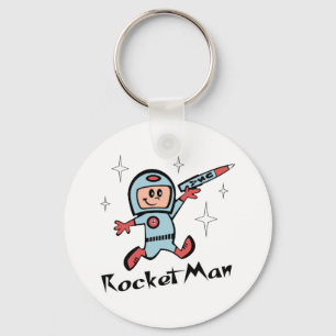 Rocket Man Keychain