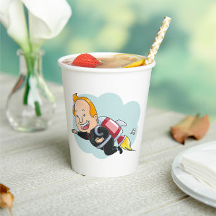 Rocket Man Paper Cups