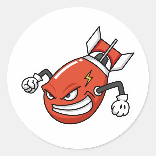 Rocket Missile Sticker (Front)