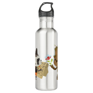 Rocket Observing Groot Grow Flowers 710 Ml Water Bottle