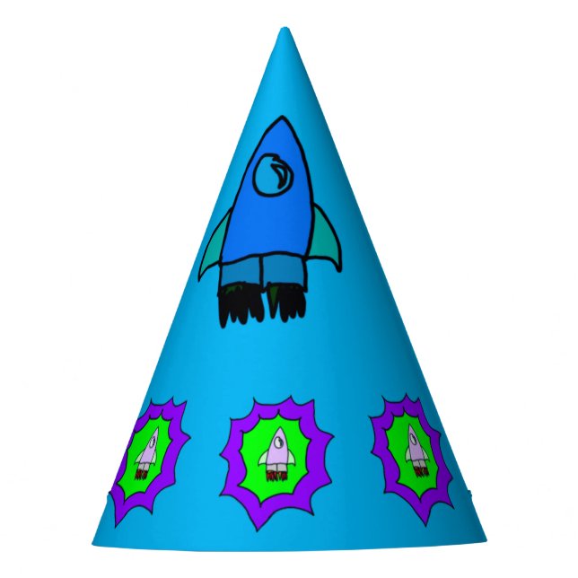 Rocket! Party Hat (Front)